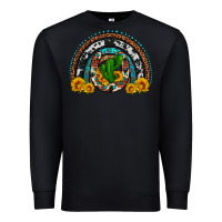 Black cactus sunflower horseshoe rainbow Premium Sweatshirt - Artiststas