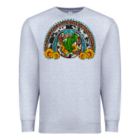 Heather Grey cactus sunflower horseshoe rainbow Premium Sweatshirt - Artiststas