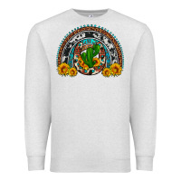 Oatmeal Heather cactus sunflower horseshoe rainbow Premium Sweatshirt - Artiststas