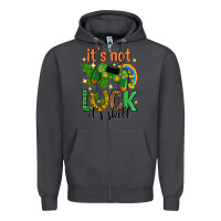Smoke its not luck its skill st. patricks day Zipper Hoodie - Neo Western