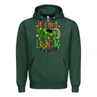 Sports Green its not luck its skill st. patricks day Zipper Hoodie - Neo Western