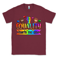 Burgundy equality hurts no one Classic Tee - Zillion Design Studio