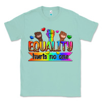 Seafoam equality hurts no one Classic Tee - Zillion Design Studio