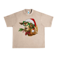 French Oak Christmas Glasses Goat Urban Heavy Tee - RanaPortraitStore