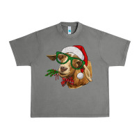 Tornado Christmas Glasses Goat Urban Heavy Tee - RanaPortraitStore