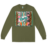 Army Green racing brushstroke Long Sleeve Tee - AdoDesignShop