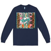 Navy racing brushstroke Long Sleeve Tee - AdoDesignShop