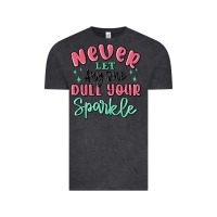 Vintage Black never let anyone dull your sparkle Vintage Tee - MaliasSmallBusiness