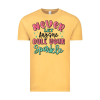 Vintage Mustard never let anyone dull your sparkle Vintage Tee - MaliasSmallBusiness