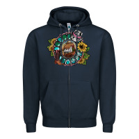 Navy cowgirl Zipper Hoodie - SublimationCraftShop