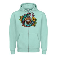 Seafoam cowgirl Zipper Hoodie - SublimationCraftShop