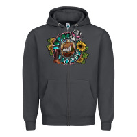 Smoke cowgirl Zipper Hoodie - SublimationCraftShop