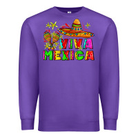 Purple viva mexica Premium Sweatshirt - AdoDesignShop