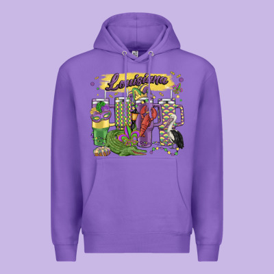 Obsessive Cup Disorder Mardi Gras Premium Hoodie Designed By Maliassmallbusiness