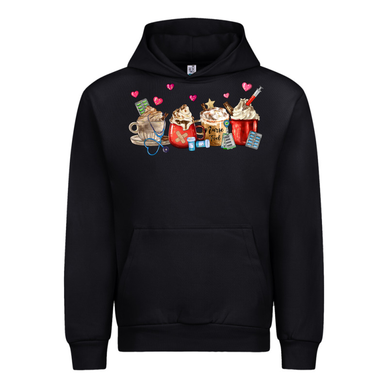 Nurse Coffee Cups Urban Hoodie by MaliasSmallBusiness | Teevron