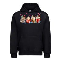 Black Nurse Coffee Cups Urban Hoodie - MaliasSmallBusiness