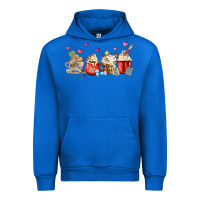 Cobalt Nurse Coffee Cups Urban Hoodie - MaliasSmallBusiness