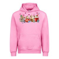 Fuchsia Pink Nurse Coffee Cups Urban Hoodie - MaliasSmallBusiness