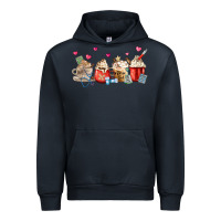 Navy Nurse Coffee Cups Urban Hoodie - MaliasSmallBusiness
