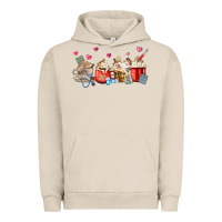 Pigment French Oak Nurse Coffee Cups Urban Hoodie - MaliasSmallBusiness