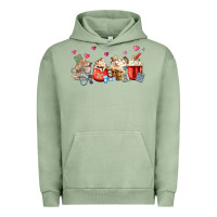 Pigment Oil Green Nurse Coffee Cups Urban Hoodie - MaliasSmallBusiness