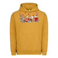 Pigment Peanut Butter Nurse Coffee Cups Urban Hoodie - MaliasSmallBusiness