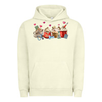 Pigment Pistachio Nurse Coffee Cups Urban Hoodie - MaliasSmallBusiness