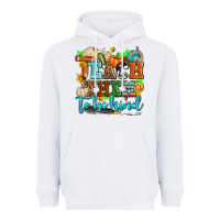 White teach them to be kind with pumpkins and fall Heavyweight Hoodie - AdoDesignShop
