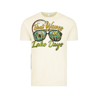 Vintage Arctic boat waves sun rays lake days Vintage Tee - BarkalooDesign