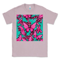 Pink Butterfly With Ribbon Cancer Classic Tee | Teevron