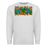 Dove Grey cactus sunflower horseshoe license plate Premium Sweatshirt - Artiststas