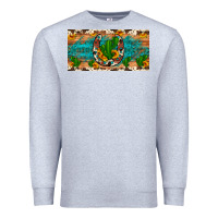 Heather Grey cactus sunflower horseshoe license plate Premium Sweatshirt - Artiststas