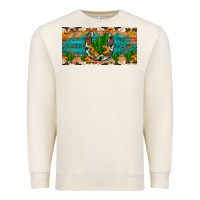 Sandshell cactus sunflower horseshoe license plate Premium Sweatshirt - Artiststas