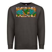 Smoke cactus sunflower horseshoe license plate Premium Sweatshirt - Artiststas