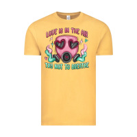 Vintage Mustard love is in the air Vintage Tee - MaliasSmallBusiness