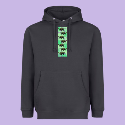 Dinosaur Ankylosaurus Pen Wrap Heavyweight Hoodie Designed By Artiststas