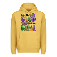 Antique Gold let the good times roll Premium Hoodie - MaliasSmallBusiness
