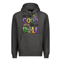 Charcoal Heather let the good times roll Premium Hoodie - MaliasSmallBusiness