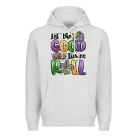 Dove Grey let the good times roll Premium Hoodie - MaliasSmallBusiness