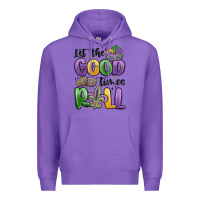 Purple let the good times roll Premium Hoodie - MaliasSmallBusiness
