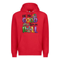 Red let the good times roll Premium Hoodie - MaliasSmallBusiness