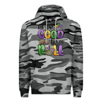 Slate Camo let the good times roll Premium Hoodie - MaliasSmallBusiness
