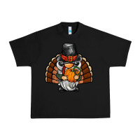 Black thanksgiving turkey gnome Urban Heavy Tee - BarkalooDesign