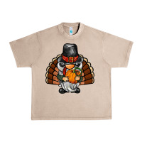 French Oak thanksgiving turkey gnome Urban Heavy Tee - BarkalooDesign