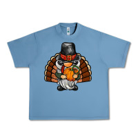 Pebble Blue thanksgiving turkey gnome Urban Heavy Tee - BarkalooDesign