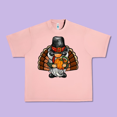 Thanksgiving Turkey Gnome Urban Heavy Tee Designed By Barkaloodesign