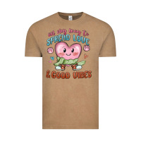 Vintage Coffee on my way to spread love Vintage Tee - MaliasSmallBusiness