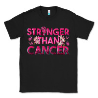 Black Stronger Than Cancer Classic Tee - texasbilliewilder