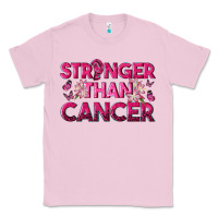 Bubblegum Pink Stronger Than Cancer Classic Tee - texasbilliewilder