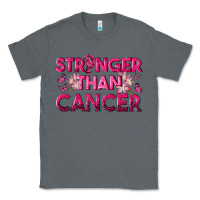 Charcoal Heather Stronger Than Cancer Classic Tee - texasbilliewilder